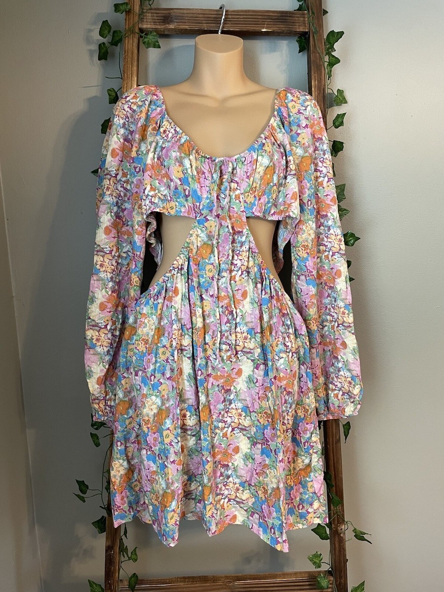 wild fable floral cutout dress | eBay