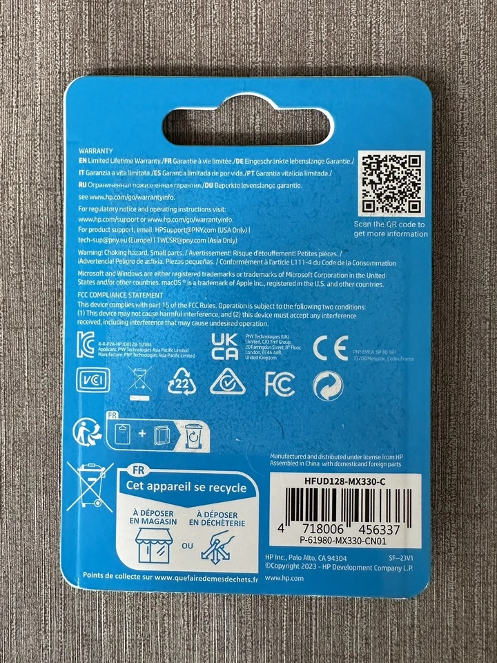 HP MX330 128GB Class 10 UHS-I V30 U3 A1 Flash Memory Card MicroSD 4K HD - Image 2 of 4