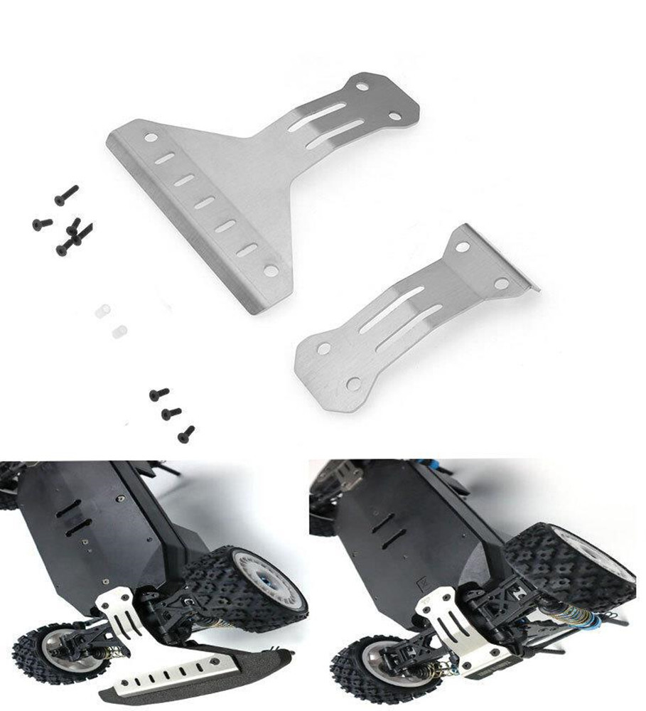 Front Rear Protective Plate Chassis Armor Kit for TAMIYA XV02 58707 1/10 RC Car
