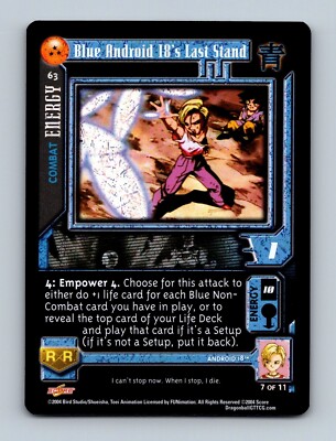 Dragon Ball GT TCG - ALT FOIL - Blue Android 18's Last Stand 63