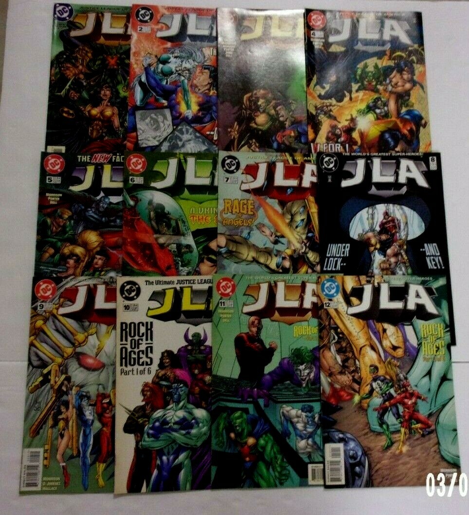 JLA 1997 #1 TO 54 NEAR COMP. VF/NM 57 BKS TOTAL STARTER SET,GRANT