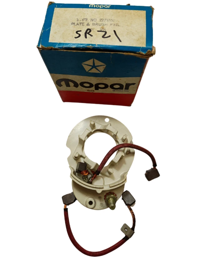 Dodge Plymouth Chrysler 1960-1969 engranaje de arranque cepillo placa 2275550 nuevo de stock Foto 2 de 4