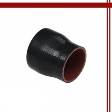 3.5 To 3 Silicone Hoseintakeintercooler Pipe Reducer Coupler Black