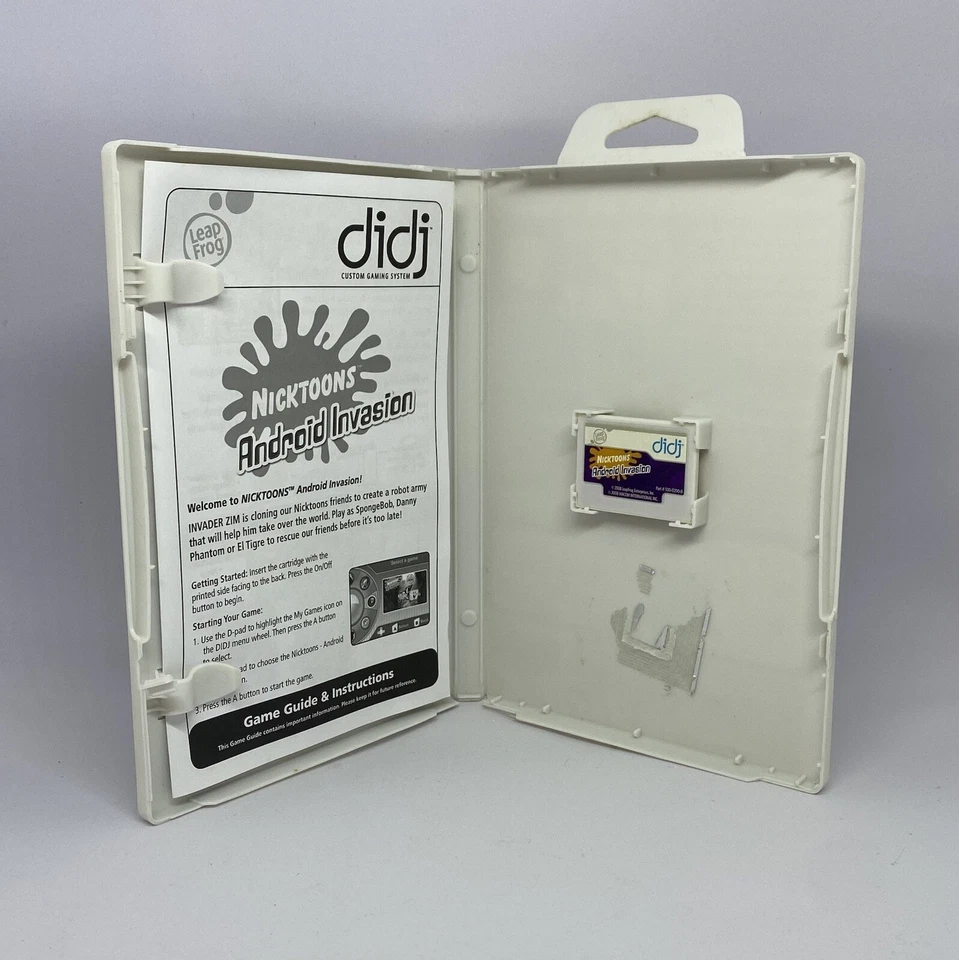 Nicktoons Android Invasion Spongebob Leap Frog Didj Math Facts Learning Game  - Image 3 of 4