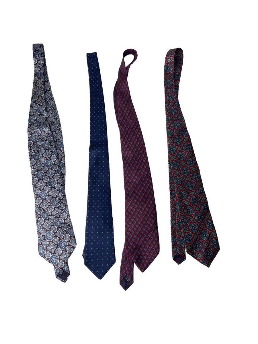 【Dior】Design multicolour Italian tie Christian Dior Mens Ties Neckties Lot Of 6 Paisley