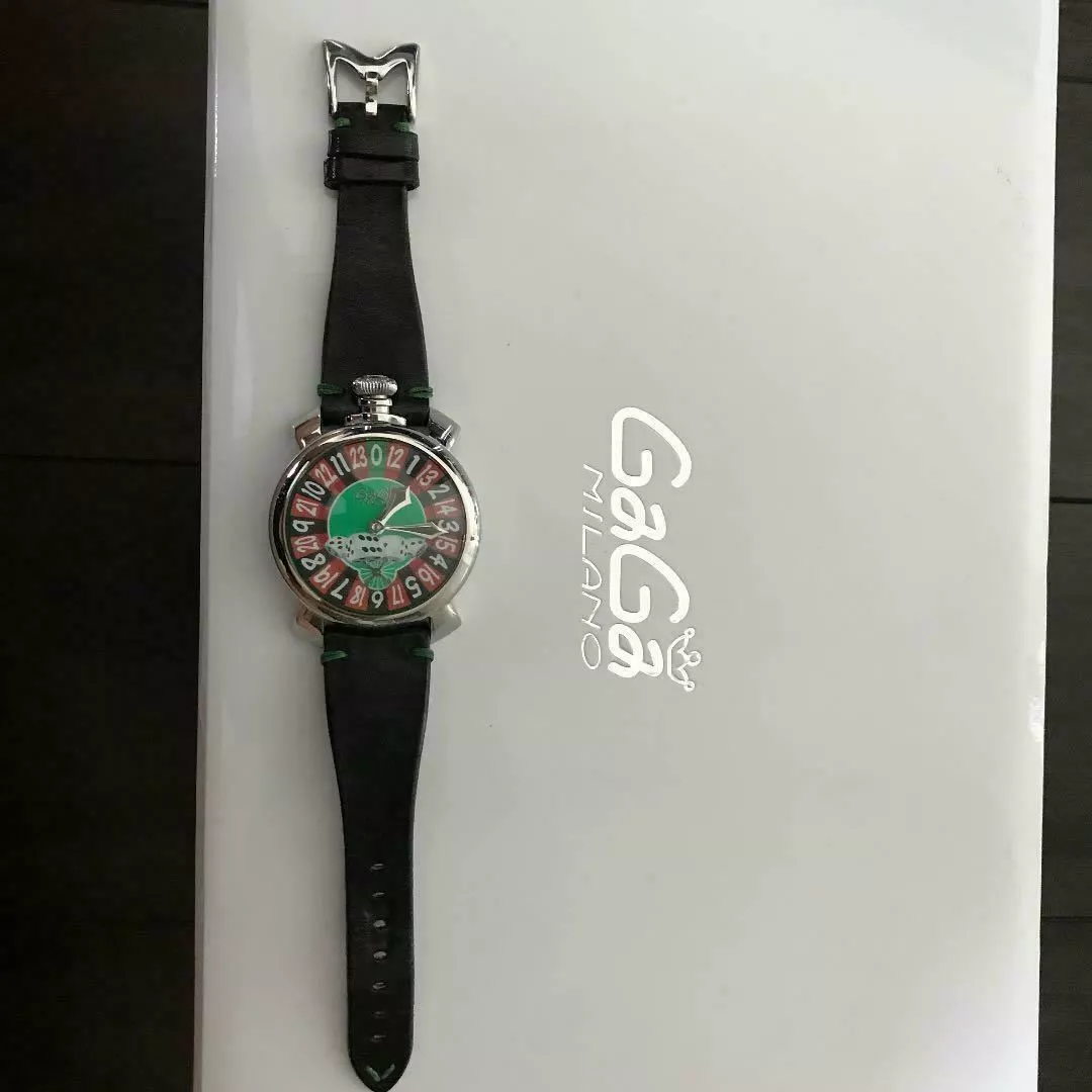 Men's Watch Gaga Milano Manuale 48 049/500 Limited Edition Swiss Made Men's Watch Gaga Milano Manuale 48 049/500 Limited Edition Swiss Made