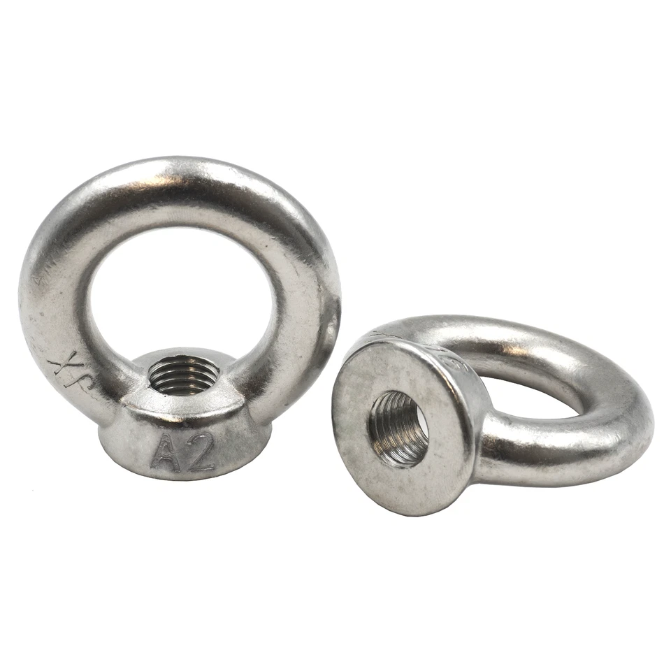 Ringmutter Edelstahl A2 V2A M3 M4 M5 M6 M8 M10 M12 M16 M20 Öse DIN 582 ähnlich - Bild 2 von 4