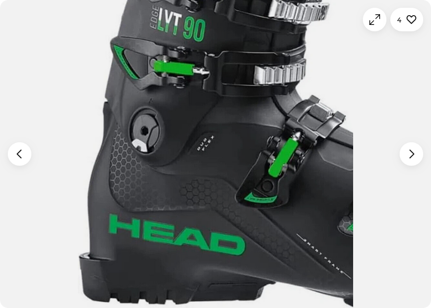 NEW HEAD Edge LYT 90 Ski Boots bk/green Men's size29.5/US 11.5 | eBay