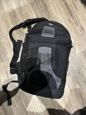 Lowepro SlingShot 100AW DSLR Camera Sport Bag Hiking Backpack Weatherproof Cover
