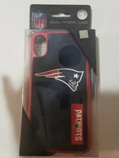 🔥🔥 Apple iPhone X New England Patriots NFL 2 Piece Protective CASE NEW IN BOX