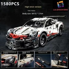 Building Blocks Technical Race Car Block Set Porsche 911 RSR Brand New Sealed