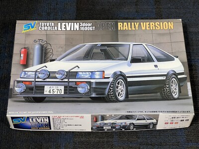 FUJIMI 1/24 AE86 Toyota Corolla Levin 1600GT Apex Rally Version