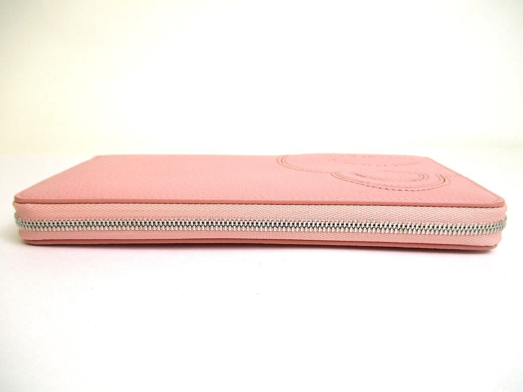 Return Co. & Tiffany Auth アクセサリーケース ピンクレザー Co. & Tiffany to Wallet Zip Large Leather Pink Tiffany 小物入れ