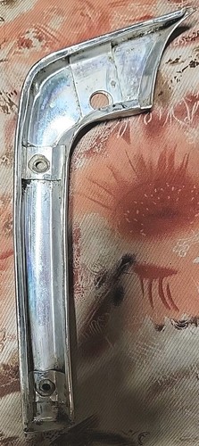 1965 Ford Galaxie 500 X Fender Corner Headlight Eyebrow Trim Molding Grille OEM - Picture 10 of 10