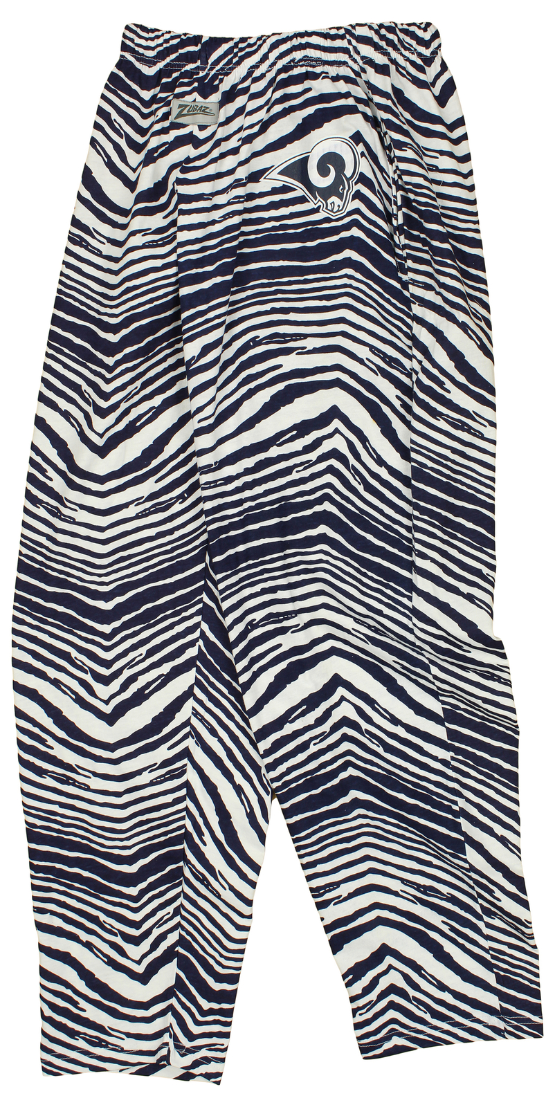 Мужские брюки Zubaz Los Angeles Rams NFL с логотипом Zebra на левом бедре