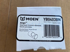 MOEN Align Single Robe Hook in Brushed Nickel YB0403BN - BUY MORE  SAVE 