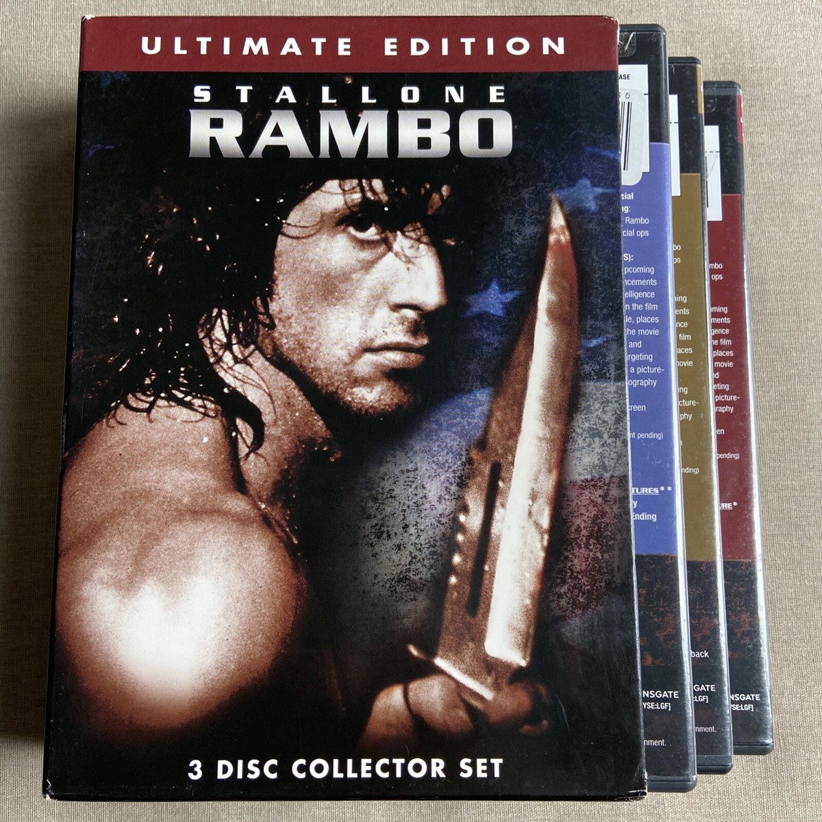 Rambo: 3-Disc Collector Set (Ultimate Edition) (DVD) First