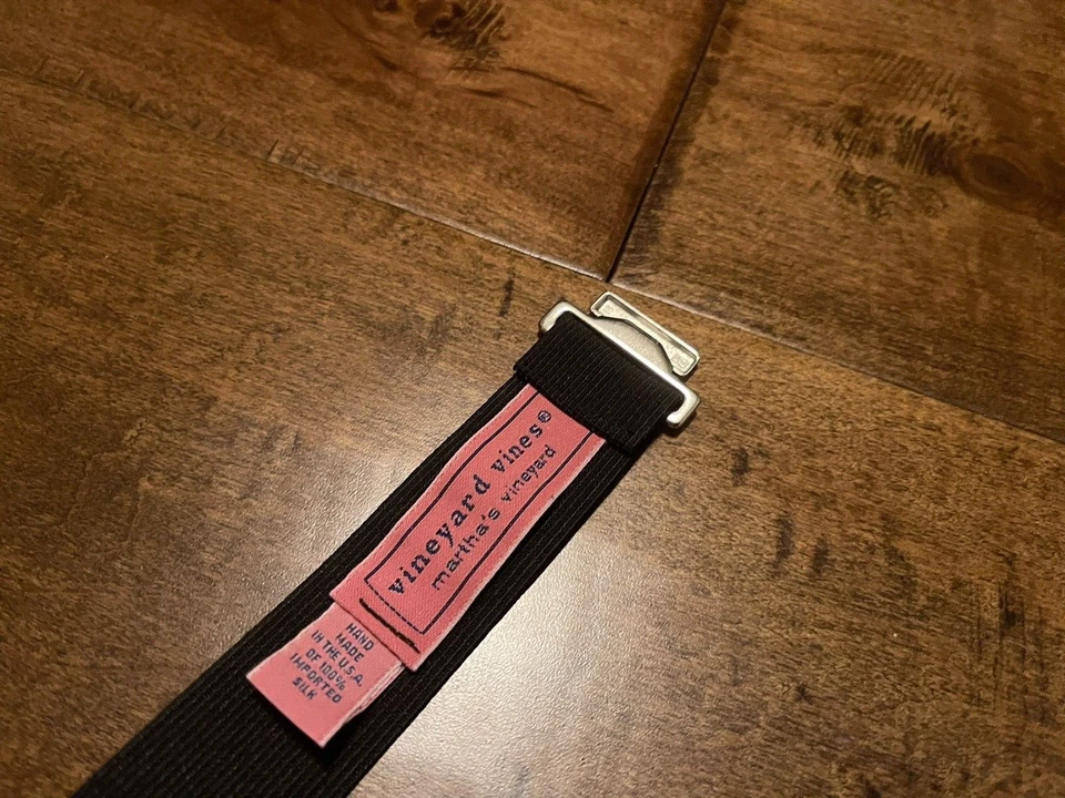 Vineyard Vines Hecho en EE. UU. Preppy Azul Claro Veleros Esmoquin Traje Cummerbund Seda Foto 3 de 4