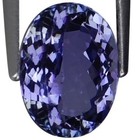 2.53 Ct IGI Certified A Natural Tanzanite Gemstone Blue Violet Oval Cut — photo 3