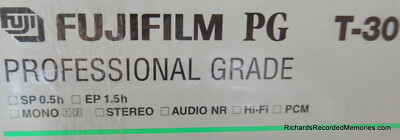 11 bandes VHS VIERGES Fuji qualité professionnelle T-30 NEUVES PG T30 T