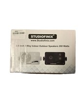 Studiofinix Passive Outdoor Speakers Wired Waterproof -3.5 Inch 3 Way 200W