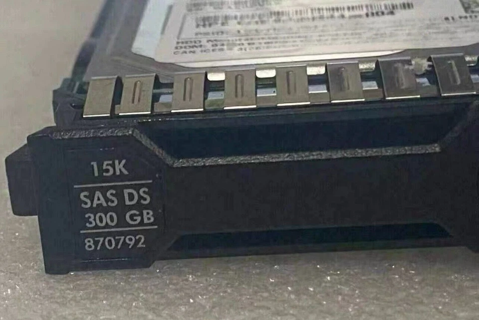 HPE 870753-B21 300GB 870792-001 SAS 12G 15K ENT SFF 2.5"SC DS HDD Hard Drive NEW - Image 4 of 4