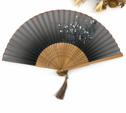 Ventaglio Lungo Per Danza Del Ventre 1,8 M - Fatto A Mano In Bambù E Finta Seta Colorata - Velo Per Danze Orientali - 2