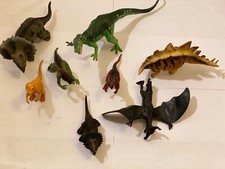Assorted Size Dinosaur Collection. Lot Of 8. Safari Ltd And Some Unmarked.