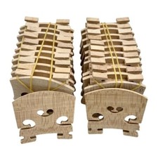 500pcs Lot Violin Bridges, Good Maple wood Violin bridge 4/4,3/4,1/2,1/4,1/8