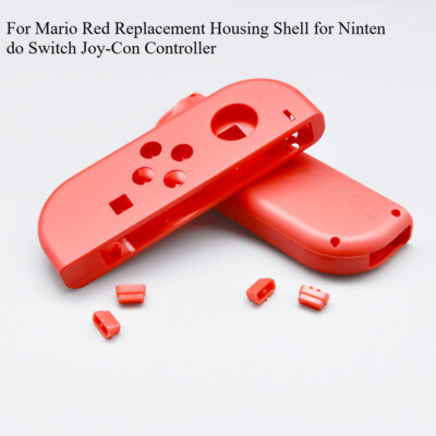 Rote Ersatzgehäuse-Schale für Nintendo Switch Joy-Con-Controller (Mario-Design)