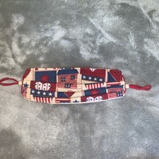 One Size Handmade Fabric Washable Reversible Face Mask Country Home Hearts Stars