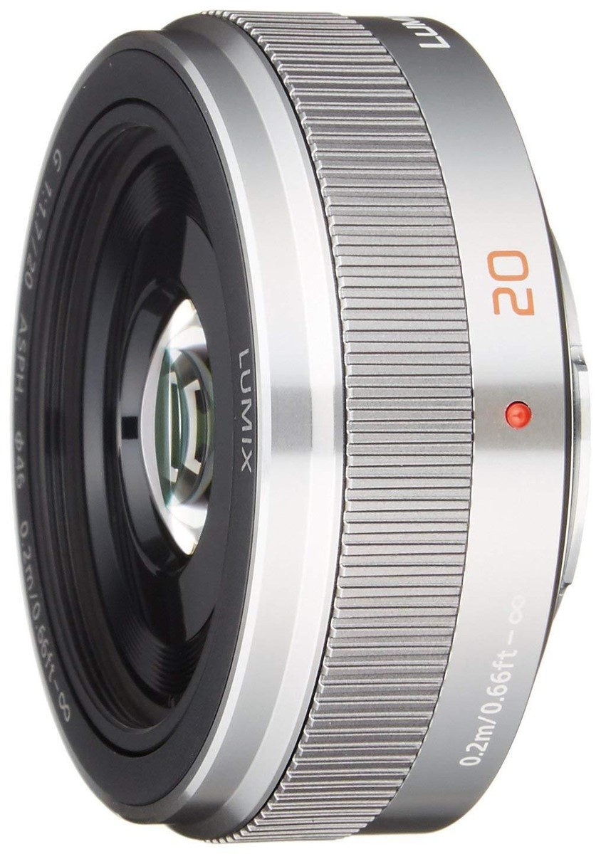 Panasonic LUMIX G Pancake Lens 20mm / F1.7 II ASPH Silver