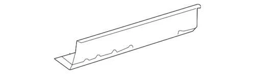 Genuine Mercedes-Benz Outer Side Panel 205-611-27-21