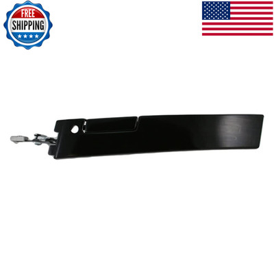 Trq Right Exterior Door Handle Gloss Black Passenger Side Compatible 1988-1997