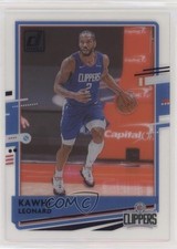 2020-21 Panini Clearly Donruss Purple Kawhi Leonard #28 0nf4