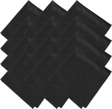 12 Pcs Microfiber Cleaning Cloth for Glasses, 11.8 X 11.8 Inch Eyeglass