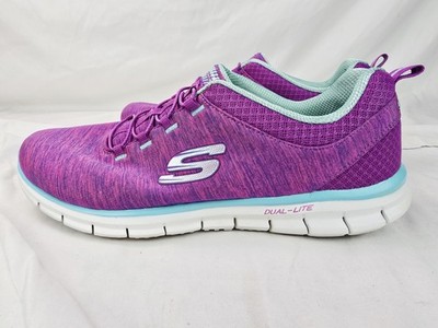 Skechers Women's Dual Lite-Weight Memory Foam Slip In Sneakers SZ 9.5W