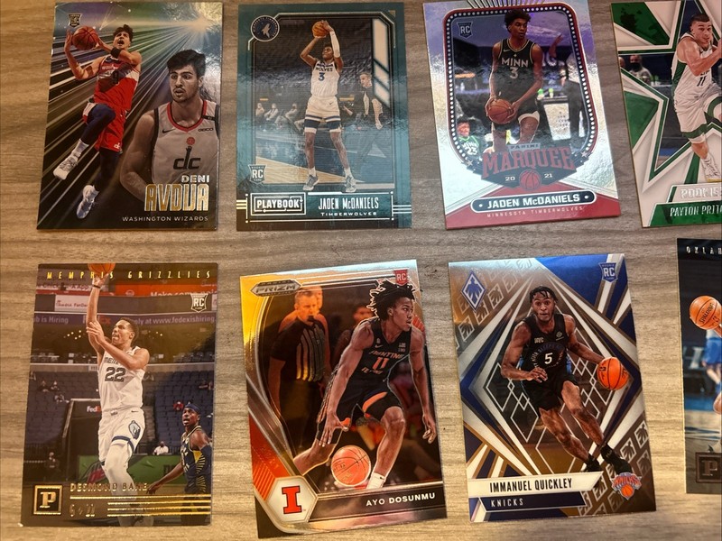 Rookie NBA Lot - Various inserts/sets - Deni Avdija - Jaden McDaniels - + - RC