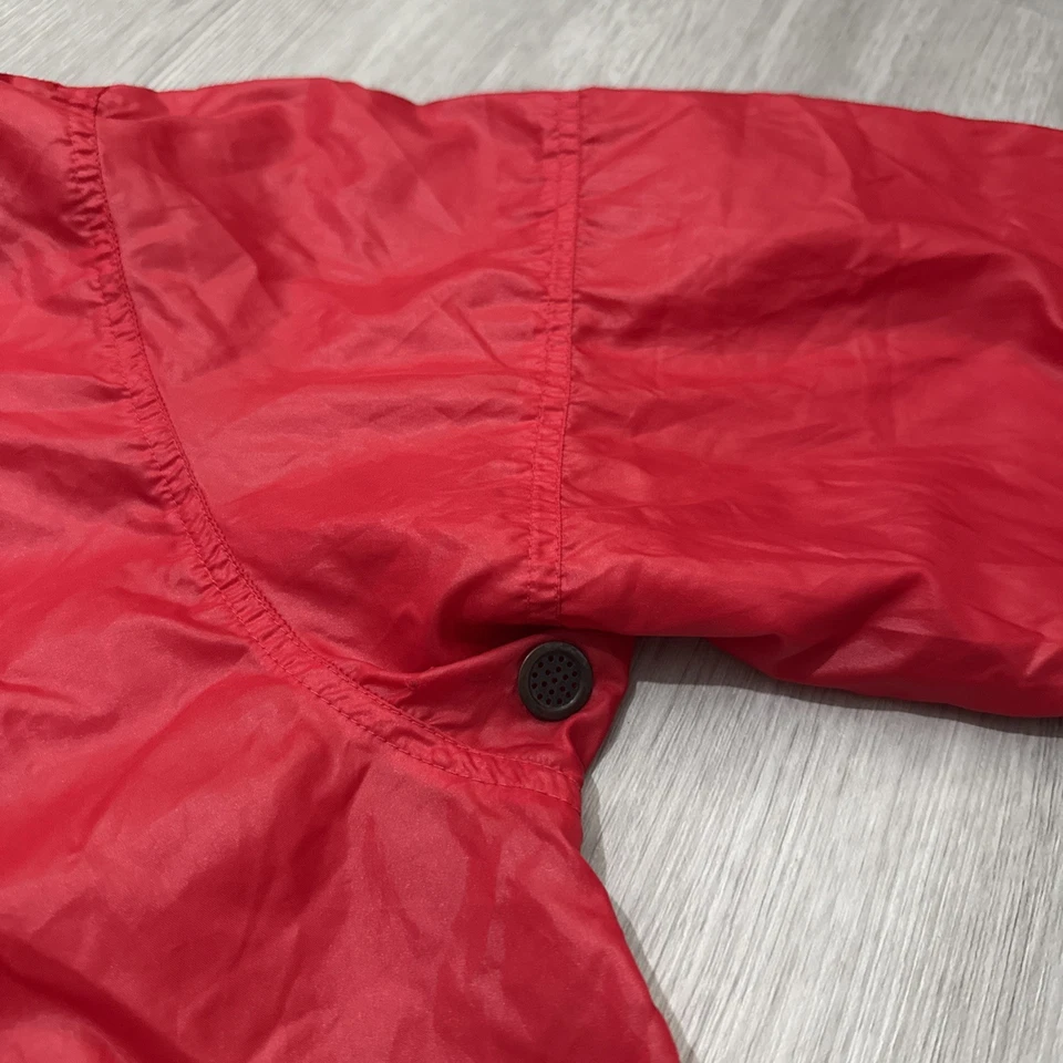 Chaqueta cortavientos suéter con capucha cremallera 1/4 vintage Izod Lacoste talla XL bolsa  Foto 4 de 4