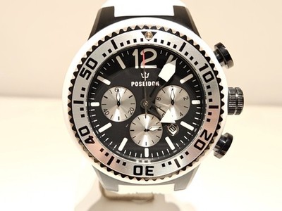NOS BIG 53mm DIVER 150m MEN'S CHRONOGRAPH QUARTZ WATCH 