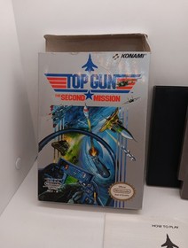 Top Gun: The Second Mission (Nintendo NES, 1989) Complete In Box