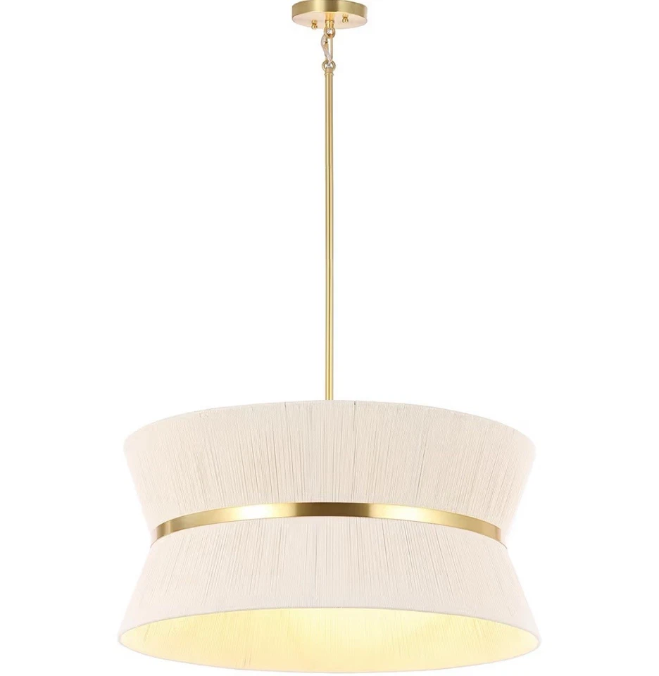 SAFAVIEH Alma Contemporary Glam 4-light Chandelier 24 in. W x 24 in. D x 18 - Image 4 of 4