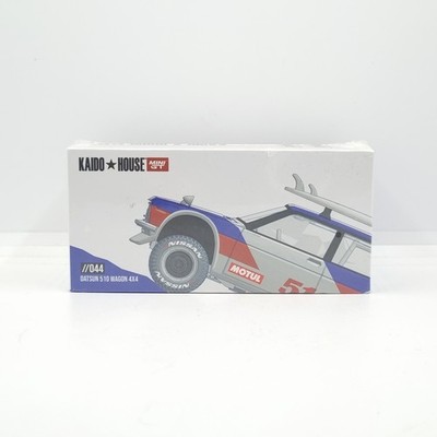 Mini GT Kaido House Datsun 510 Wagon Kaido GT Surf Safari RS 4X4 Motul KHMG044
