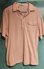 Criquet Men's Large Pink Pocketed Polo Shirt