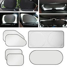 6Pcs Car Window Shades Privacy Shade Napping Truck Blackout Sun Cover Visor