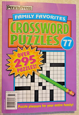 PENNY PRESS Family Favorite Crossword Puzzles - Feb 26 Issue 77 - 295 Puzzles 