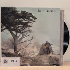 Joan Baez | 5 | Vinyl LP 1964 Vanguard VSD-79160 | VG+/VG+