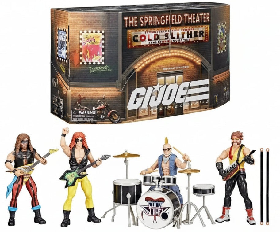 G.I. Joe Classified Series: Dreadnocks Cold Slither - Bank of Vipers Tour 4-Pack