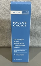 PAULA'S CHOICE RESIST ULTRA-LIGHT SUPER ANTIOXIDANT CONCENTRATE SERUM 1 OZ