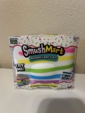 Smush Mart RAINBOW LAYER CAKE VIRAL Squishy Crazy Fun Limited Edition